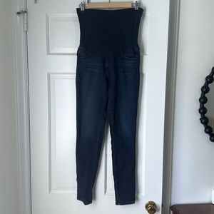 Maternity AG Jeans, dark blue wash skinny